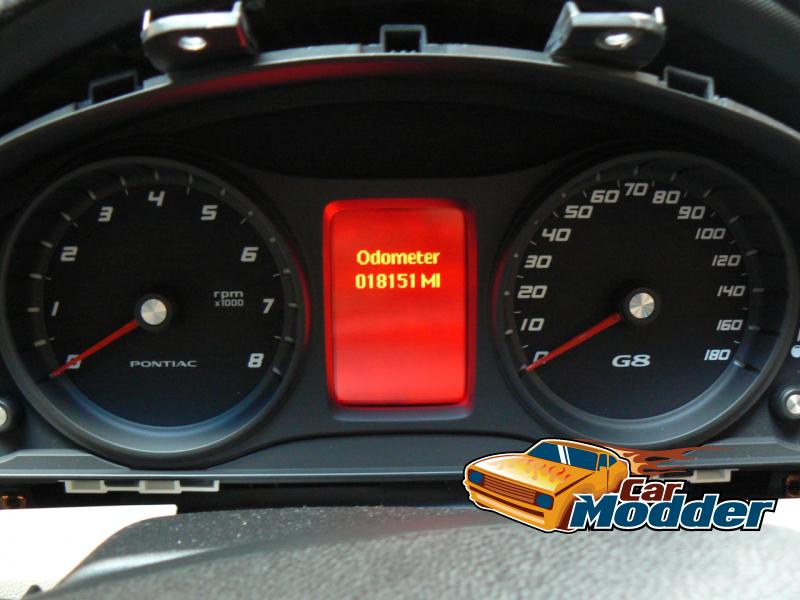Pontiac G8 Cluster Options