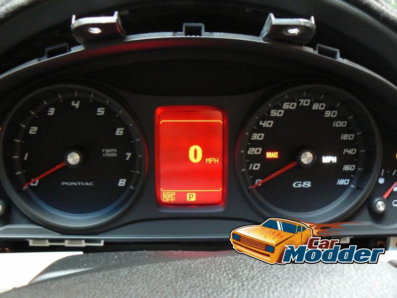 Pontiac G8 Cluster Options