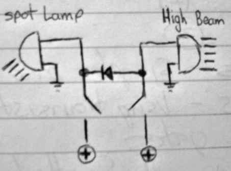Spot Lamp Diode Example