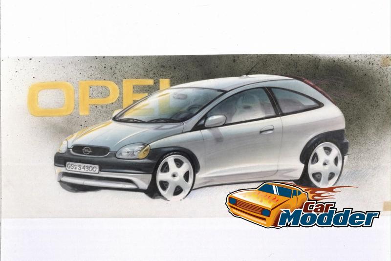 Opel Cors Design Sketches