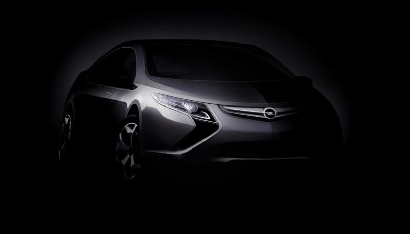 Opel Ampera Hybrid Vehicle