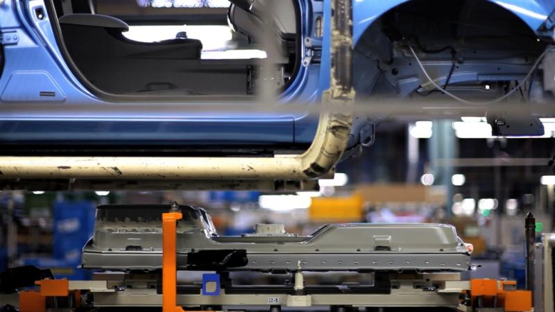 Nissan Leaf Production Line Assembly