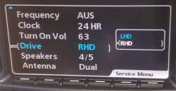 Radio Engineering Mode LHD RHD Setting