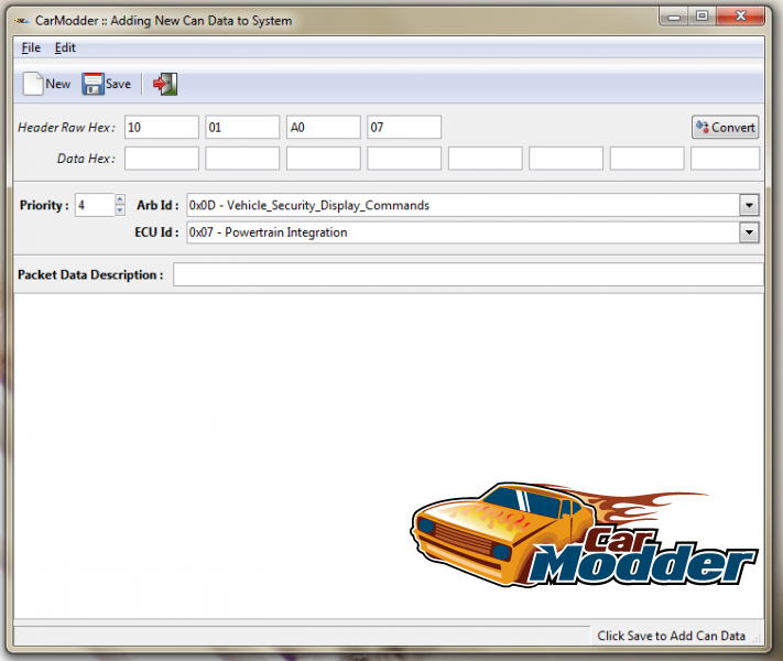SW Can Sniffer on Windows 7