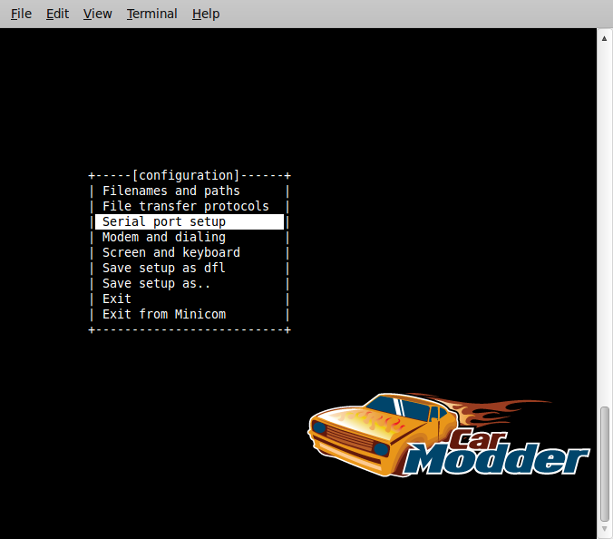 Linux Minicom Setup