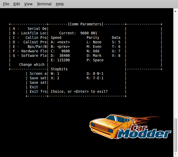 Linux Minicom Setup