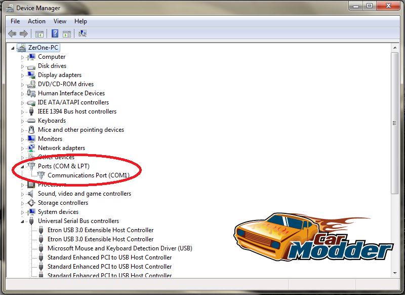 Windows 7 No USB Serial Device
