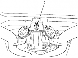 15mm Nut Holding the rear axle hanger assembly