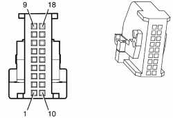 Radio / HVAC Main Unit Wiring Connector For Sat Nav and DVD Video