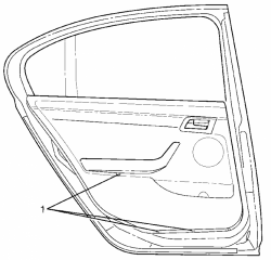 Rear Door Screw Locations for other VE models