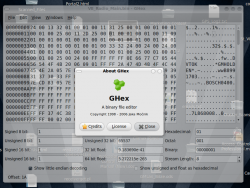 Linux Gnome Ghex Editor