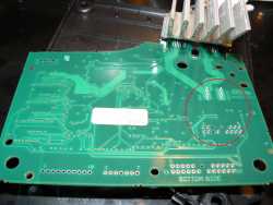 Resistor Locations for HVAC Main Board