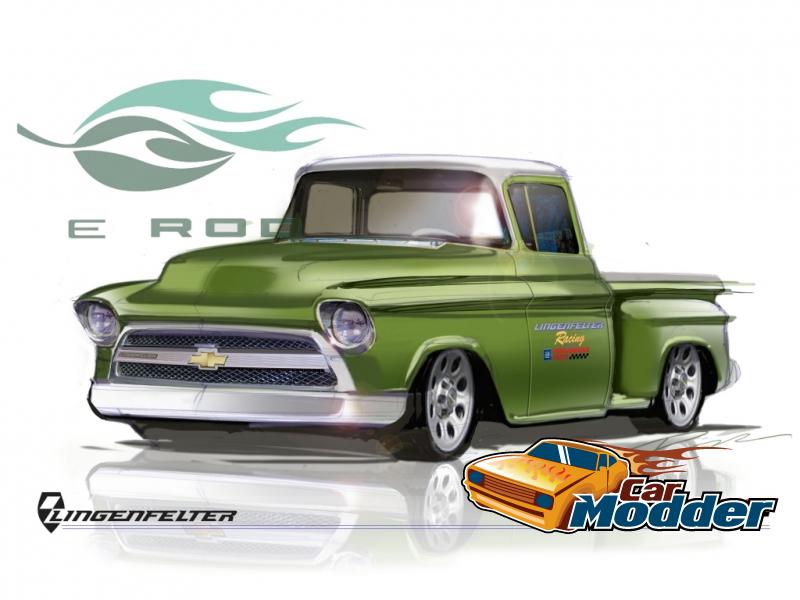 GM 1955 Truck Sketch