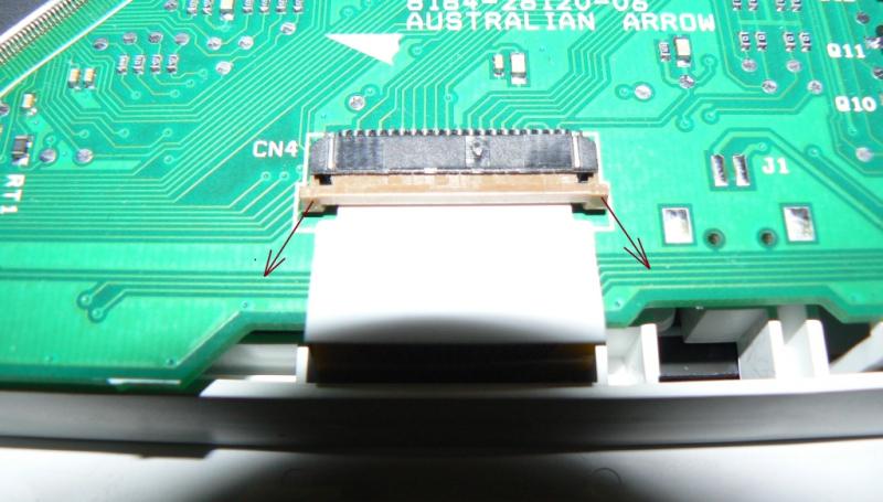 LCD Electrical Connector Open