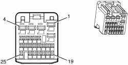 BCM Module X4 Electrical Connector