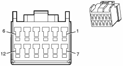 Headlight Switch Wiring Connector