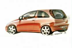 Opel Cors Design Sketches