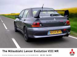 Mitsubishi Lancer EVO VIII - MR