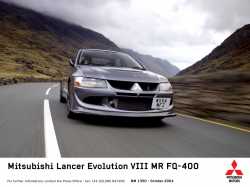 Mitsubishi Lancer EVO VIII - FQ400