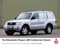 2005 Mitsubishi Pajero / Shogun / Montero SWB Commercial