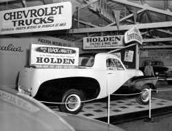 Holden FJ Ute at a Motor Show