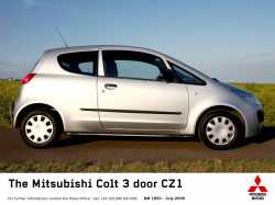 2008 Mitsubishi Colt 3 Door CZ1