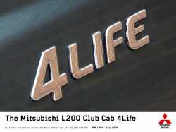 2010 Mitsubishi L200 4Life