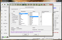 GQ EEPROM Programmer Software Select Device